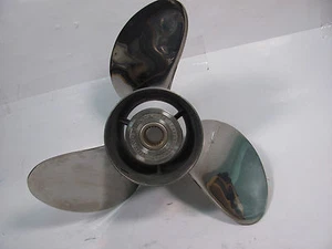  VOLVO PENTA # 3860717 HÉLICE 14-1/4 X 23 MANO IZQUIERDA 3 PALAS ACERO INOXIDABLE 3850323 - Imagen 1 de 5