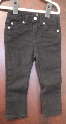 Jeans 7 For All Man Kind - negros 18 meses Foto 1 de 4