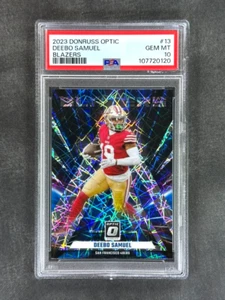 2023 Panini Donruss Optic #13 Deebo Samuel Blazers SP PSA 10 Gem Mint - Picture 1 of 2