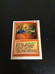 Magic The Gathering spoof card Splatter Slackmaster 1995 CFD Productions - Picture 1 of 2