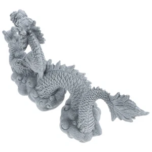 Aquarium-Drachenstatue, Sandstein-Ornament, Garten, große Drachenfigur, - Bild 1 von 12