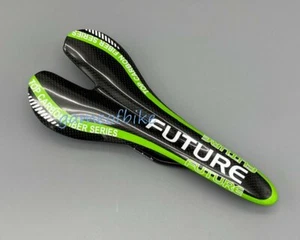 FUTURE Full Carbon saddles Bike road Racing Seat Saddle Bicycle Seats 98g Green - Picture 1 of 12