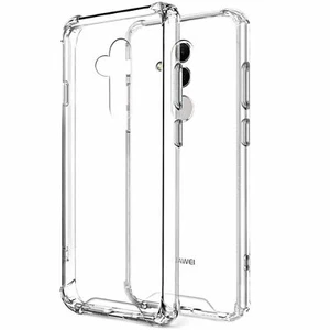 Cover CUSTODIA ANGOLI ANTI-SHOCK BORDI RINFORZATI per Huawei Mate 20 Lite - Foto 1 di 7