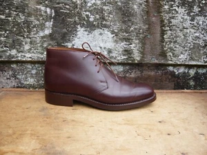 CROCKETT & JONES CHUKKA BOOTS BROWN LEATHER UK6 MENS CHUKKA EXCELLENT CONDITION - Picture 1 of 11