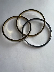 Armani Exchange Triple Bangle Bracelet - Picture 1 of 4