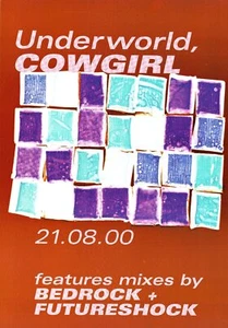 Póster promocional Cowgirl Underworld Bedrock Futureshock 27 x 20 - Imagen 1 de 3