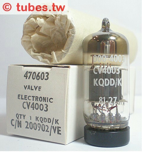 CV4003 KQDD/K 2本 VALVE ELECTRONIC 12AU7 Mullard CV4003 12au7 ECC82 Box Plate NOS NIB | eBay