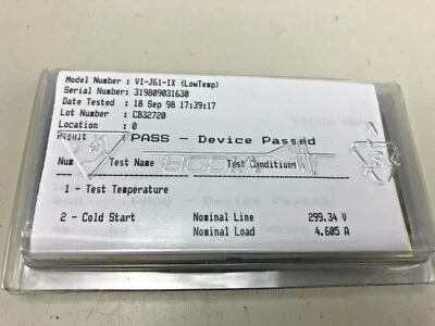 VICOR VI-J61-IX (low Temp) DC-DC Converter In: 300VDC, 100W; out: 12VDC, 75W NEW - Image 1 of 3
