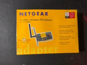 NETGEAR 54 MBit/s Wireless PCI Adapter 32 Bit PCI WG311 - Bild 1 von 2