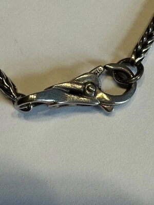 Trollbeads retired Freja Knot clasp / lock with 18cm bracelet - Bild 1 von 4
