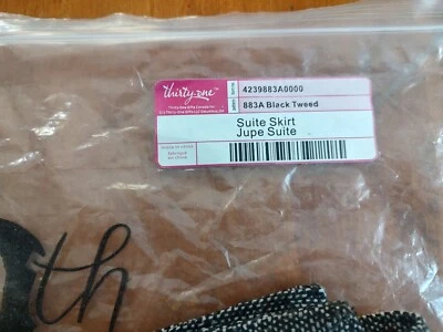 Thirty-One Suite Falda Jupe Suite Totalmente Nueva Foto 1 de 2