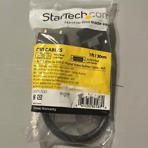 StarTech.com 1-foot DVI Cable 1 DVI-D Male : 2 DVI-D Female - Picture 1 of 2