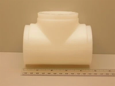 +GF+ George Fisher 2" NPT PPro-Seal Natural Polypropylene Branch Tee SCH 80 - Image 1 of 4