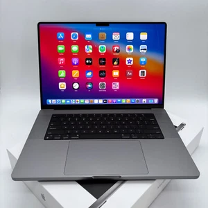 MacBook Pro 16 2021 M1 Max 10-Core CPU 32-Core GPU 32GB 1TB SPACE GRAY - Picture 1 of 18
