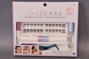 KISS FALSCARA Special Edition Lash Extension Kit Black 24 Lash Clusters - Picture 1 of 5