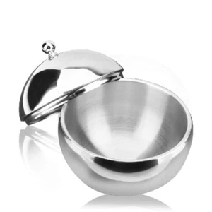 Insulated Ice Bucket with Lid Cover Double Wall Spherical Ice Bucket for Kitchen - Picture 1 of 8