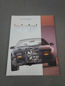 vintage 1987 Mazda RX-7 Turbo Promotional Car Brochure Catalog 9" x 11" - Picture 1 of 3