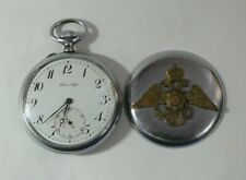 WWI Signed Cadet Pocket Watch Pavel Bure Imperial Russia 1915 Working