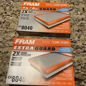 2-FRAM CA8040 EXTRA GUARD AIR FILTER - Honda D16 16L 1996-2000 Civic/Del Sol - Bild 1 von 3
