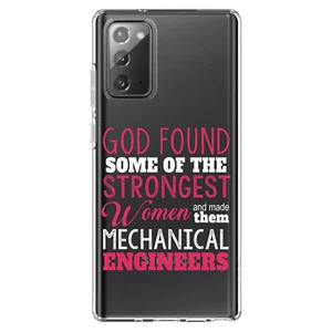 Clear Case for Galaxy Note Strongest Women are Mechanical Engineers - Picture 1 of 7