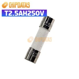 3 PIEZAS NT2.5AL250V T2.5A 250V T2.5 L250V T2.5L250V Cartucho CERÁMICA Fusibles 5X20mm - Imagen 1 de 1