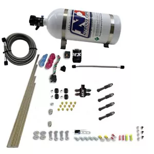 Dry Direct Port Nitrous System 4 Zylinder Nitrous Express NX 93046-10 - Picture 1 of 1
