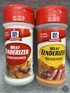 McCormick Meat Tenderizer (1) Seasoned & (1) Unseasoned • 2 Bottle Pack • 6.49oz - Picture 1 of 8