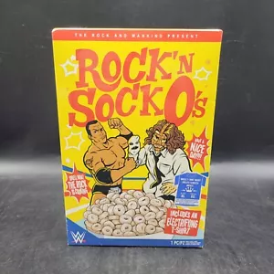 Funko Pop WWE The Rock & Mankind Rock’n SockO’s T-shirt Cereal Rockn Sockos WWF - Picture 1 of 9