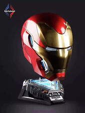 Mechahead Studio Super Hero 1/1 MK50 Iron Man helmet Painted LED Figurine Model