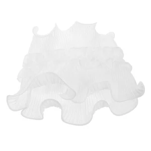 Collare donna finto staccabile con collo alto versatile ed elegante bianco - Foto 1 di 12
