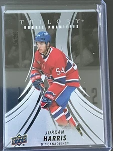 Jordan Harris 2022-23 UD Trilogy Rookie Premier Plexiglass /299 Canadiens - Bild 1 von 2