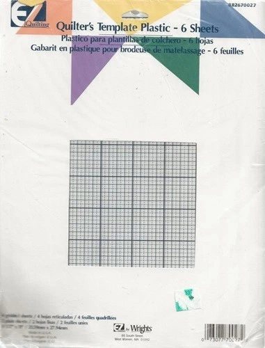 New 6 Sheets Of Quilter's Template - 4 Gridded & 2 Plain - Image 1 of 1