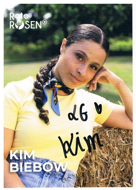 Kim Biebow, original Autogramm, "Rote Rosen", Portofrei! - Bild 1 von 1