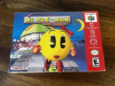 Ms Pac Man Maze Madness Nintendo N64 Factory Sealed Brand New NM - Image 1 of 4