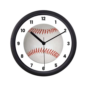 Baseball Player Wall Clock Man Cave or Little League Decor Gift - Picture 1 of 3