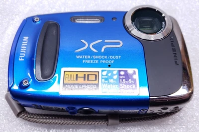 Cámara digital Fujifilm Finepix XP50 impermeable/a prueba de golpes - azul con batería #99 Foto 1 de 4