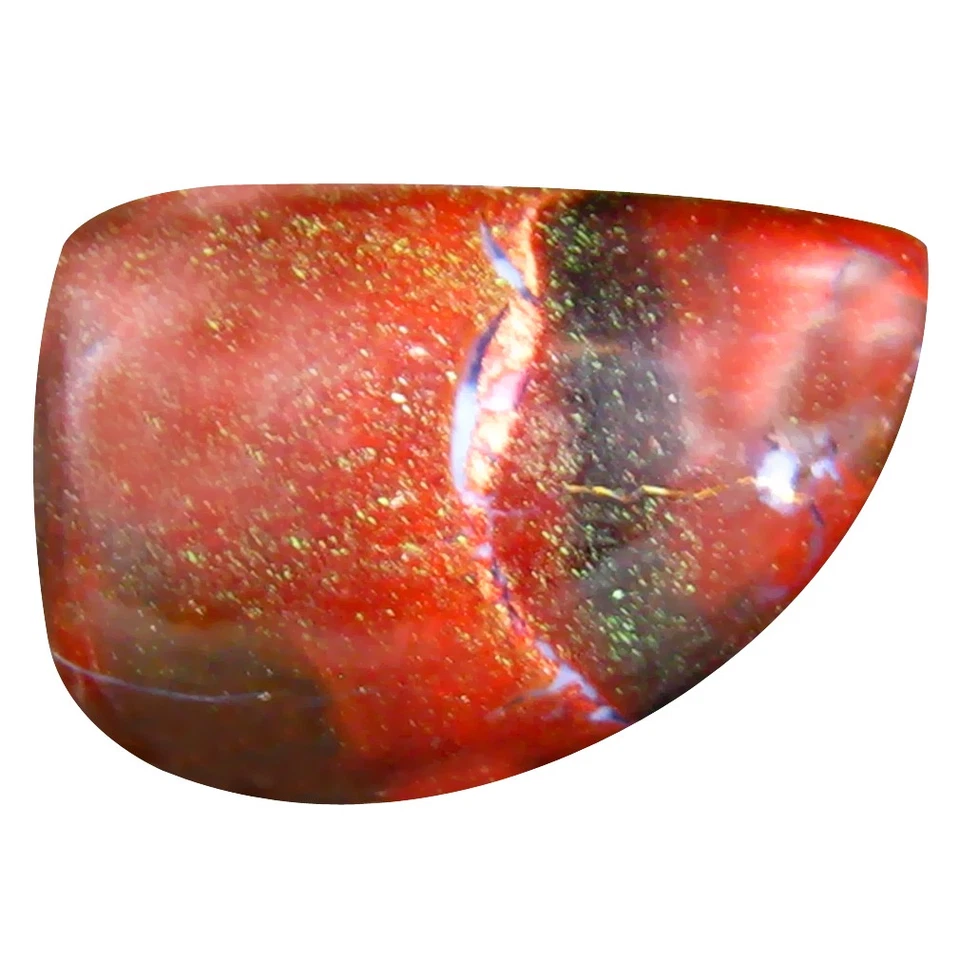 11.15 ct  Fancy Cabochon Shape (16 x 12 mm)  Australian Koroit Boulder Opal - Image 1 of 1