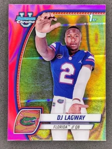 2024 Bowman U Chrome DJ LAGWAY 1st Bowman Pink Lava Refractor #63 Florida - Bild 1 von 2