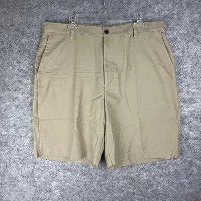 Pantalones Cortos Chaps Para Hombre 38 Caqui Frente Plano Chino Calce Clásico Bolsillos Golf Informales Foto 1 de 4