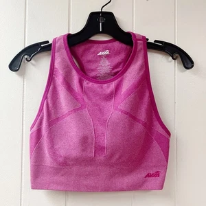 AVIA Womens Fashion Activewear Sports Bra Pink Size XL Removable Pads LOGO - Picture 1 of 5