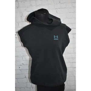 Sudadera con capucha Under Armour para mujer talla mediana mangas cortadas top corto - Imagen 1 de 8