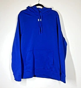 Under Armour Hustle Fleece Hoodie Herren Größe Large locker royalblau Pullover UA - Bild 1 von 10
