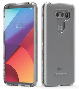 PureGear Transparent Coque Slim Étui Rigide pour LG V30/V30 Plus/V30s/V35 - Photo 1 sur 6