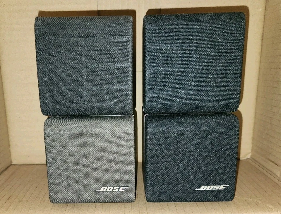 PAR DE 2 Altavoces Doble Cubo Bose Classic Redline Estilo de Vida Acoustimass Foto 1 de 4