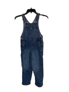 OshKosh B'gosh Kids Blue Toddler Vestbak Dungarees Overalls Jeans Size 5T - Picture 1 of 5