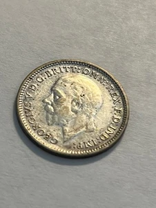 1932 Großbritannien 3 Pence / Silber / F++ #16669-2 - Bild 1 von 2