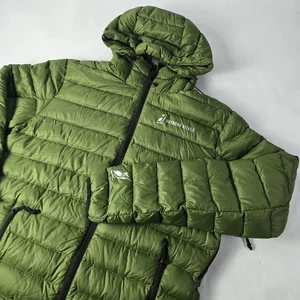 Chaqueta Reguladora Vitals Exterior Plumón de Pato Con Capucha Embalable Grande Verde Senderismo  - Imagen 1 de 15