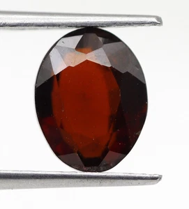 Africa Loose Oval Mix Cut Natural Dark Brown Hessonite Garnet Gemstone 2.74 CT - Picture 1 of 10