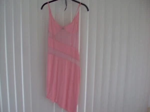 Women's Swimsuit Coverup Beach Dress Pink Size Small - Picture 1 of 3