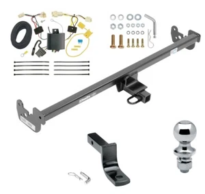 Trailer Tow Hitch For 15-22 Yaris Complete Package w/ Wiring Draw Bar & 2" Ball - Picture 1 of 12